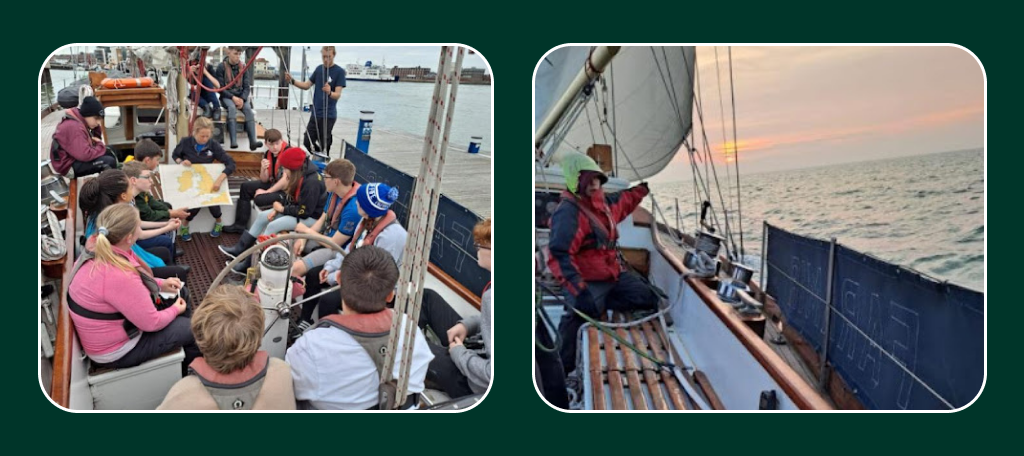 Black Watch Battalion Cadets learning navigation