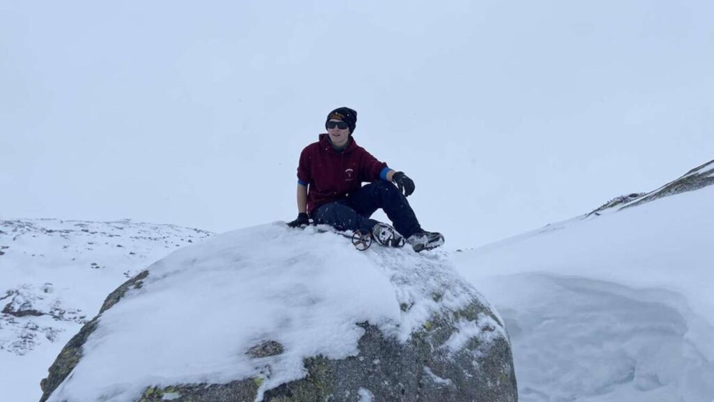 Skiiing in Norway rock