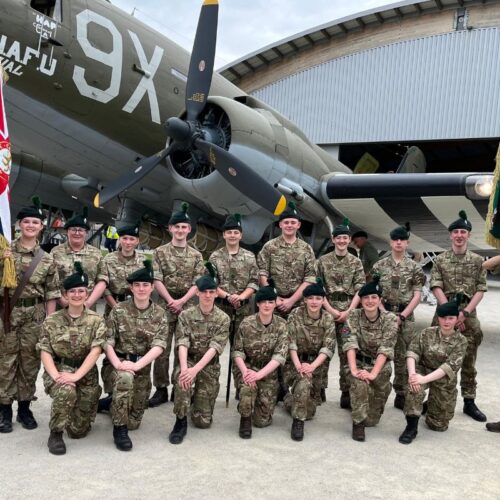 Cadets in Normandy - Merville battery